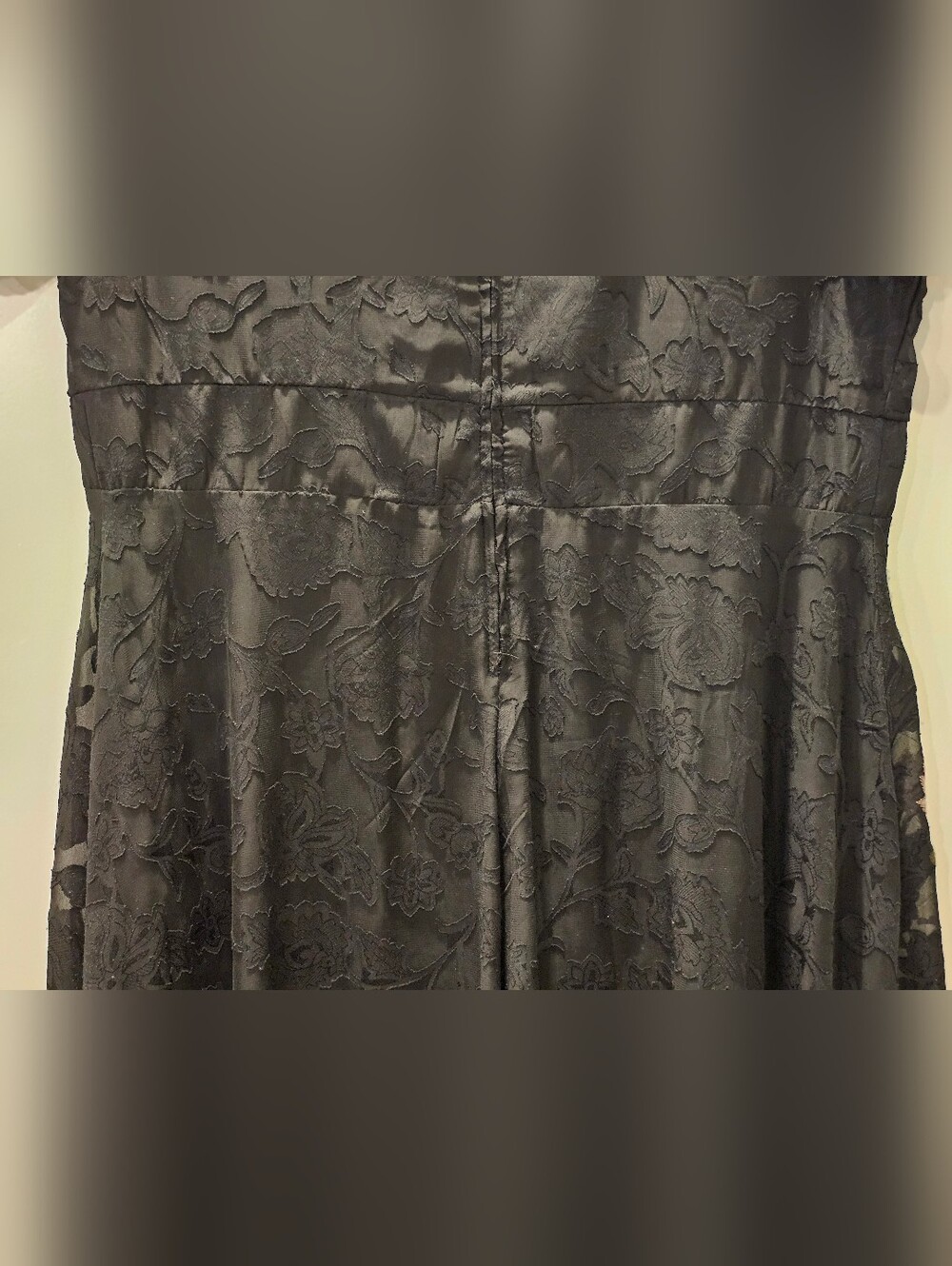 torrid Runway Collection Black Lace Maxi Dress with Red Rose Embroidery Size 14 - Picture 13 of 16